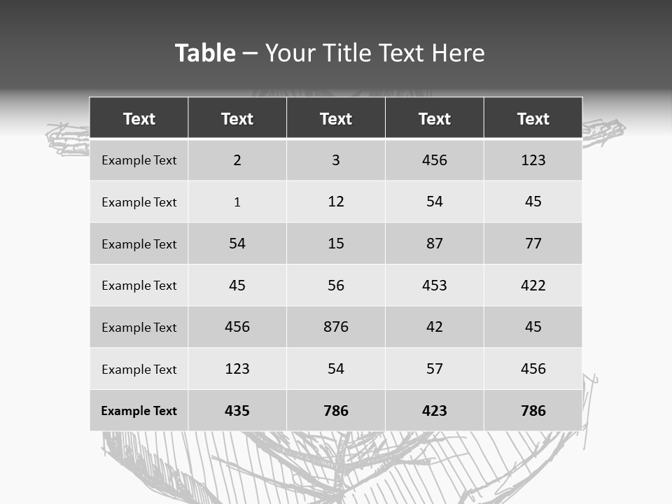 Concept Draw Female PowerPoint Template