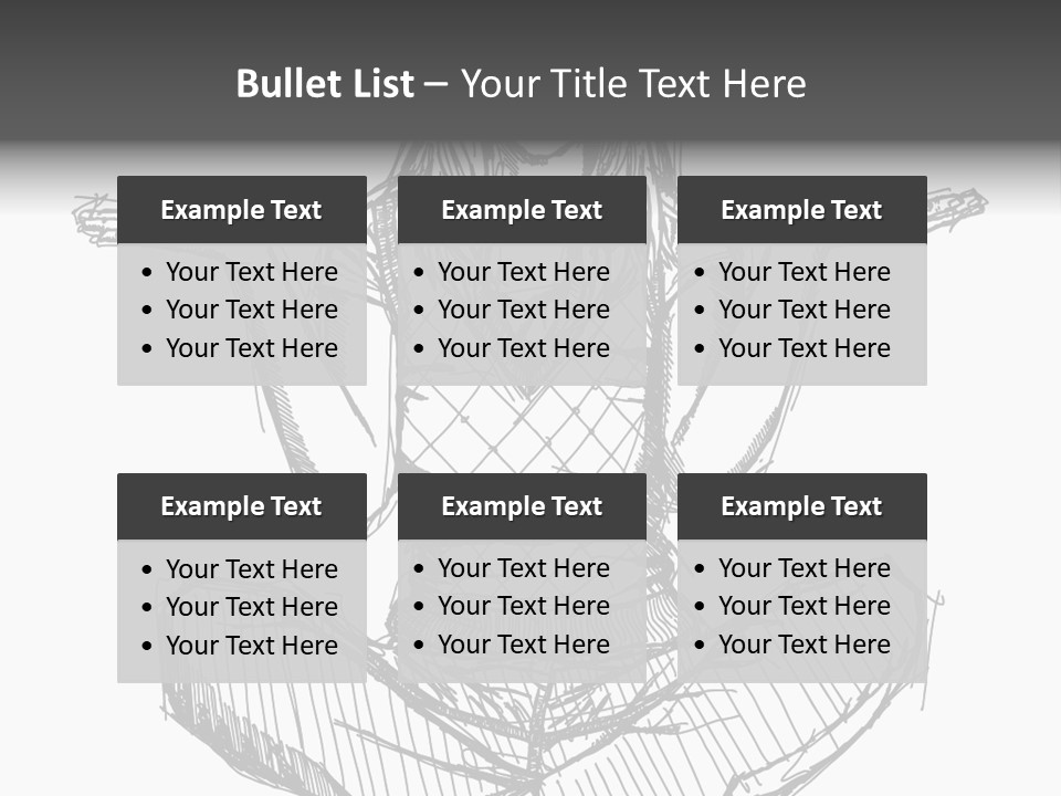Concept Draw Female PowerPoint Template