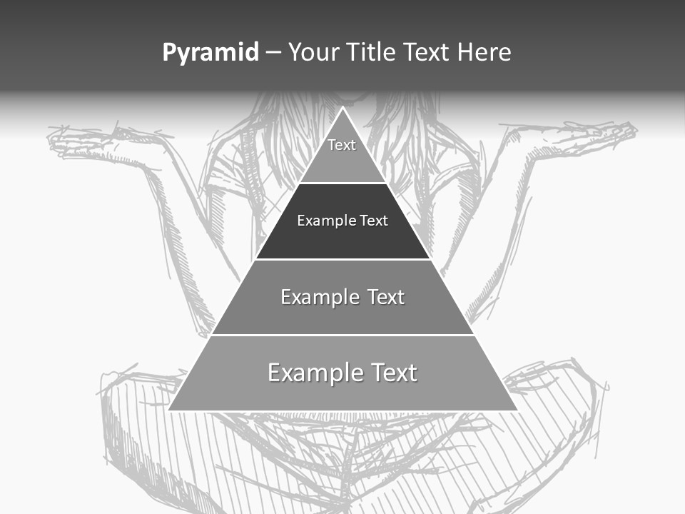 Concept Draw Female PowerPoint Template