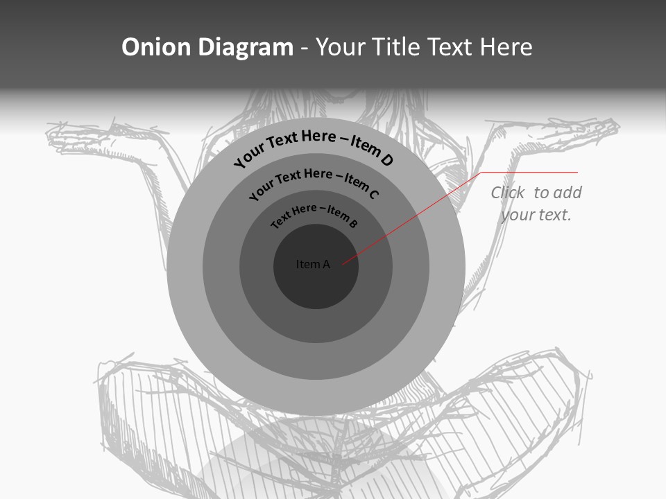 Concept Draw Female PowerPoint Template