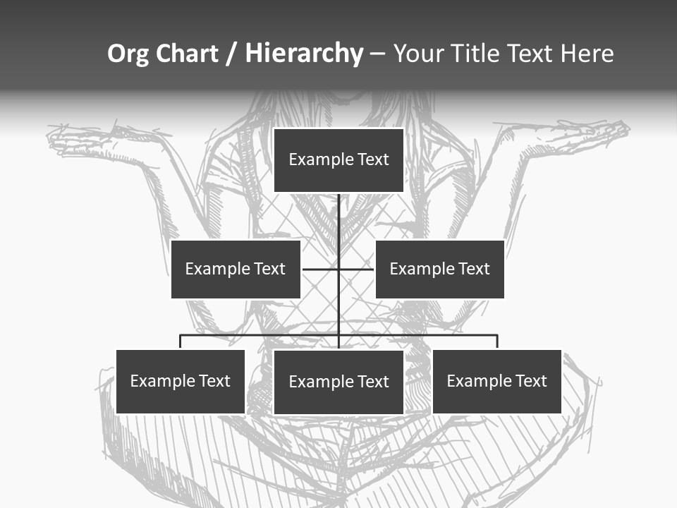 Concept Draw Female PowerPoint Template