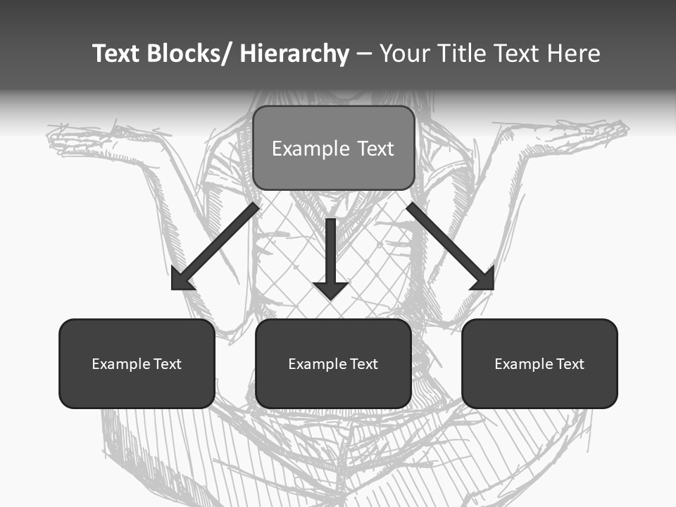 Concept Draw Female PowerPoint Template