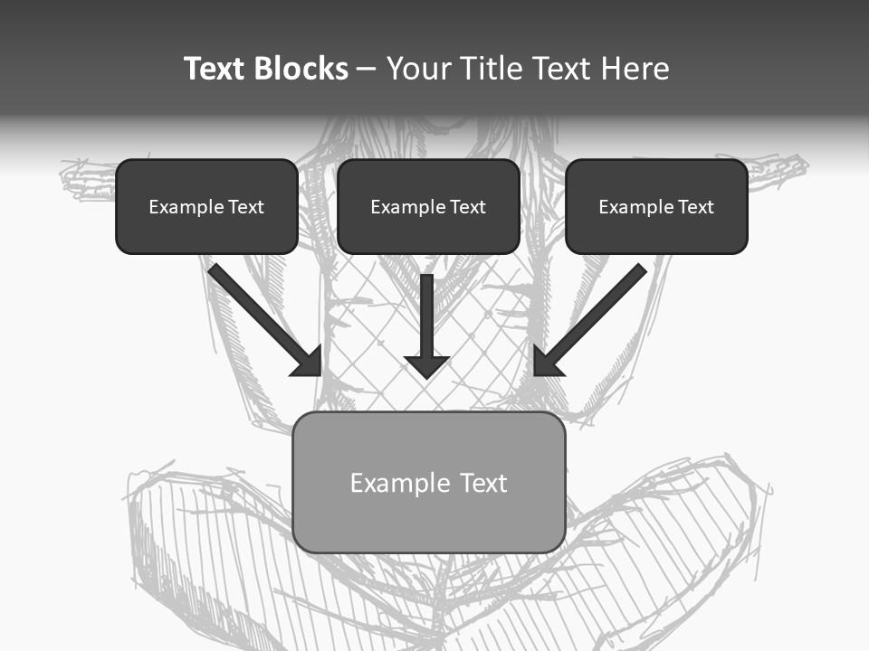 Concept Draw Female PowerPoint Template