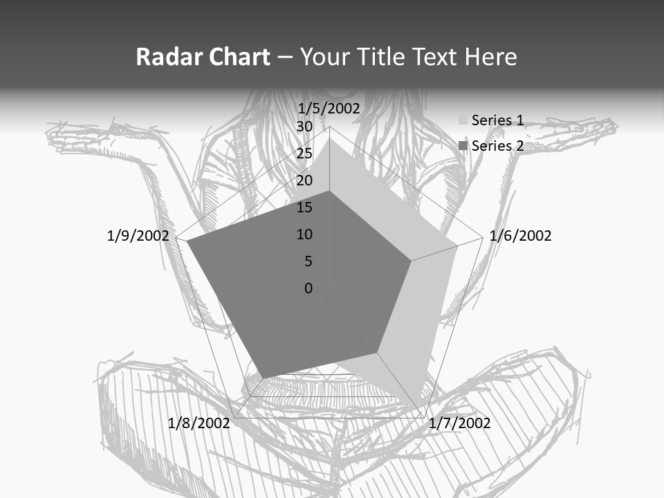 Concept Draw Female PowerPoint Template