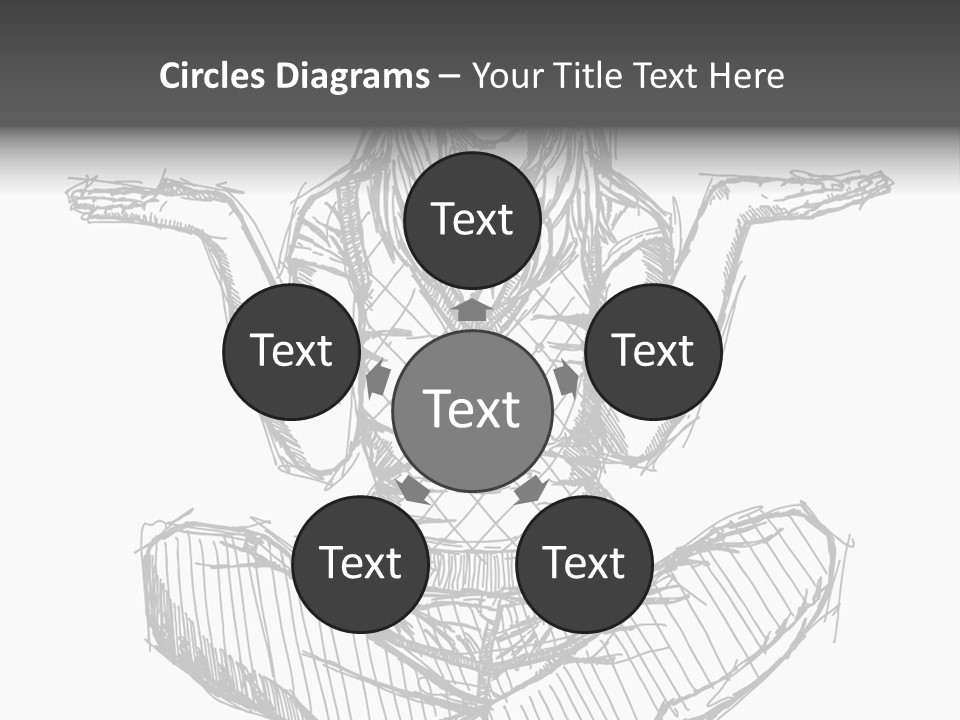 Concept Draw Female PowerPoint Template