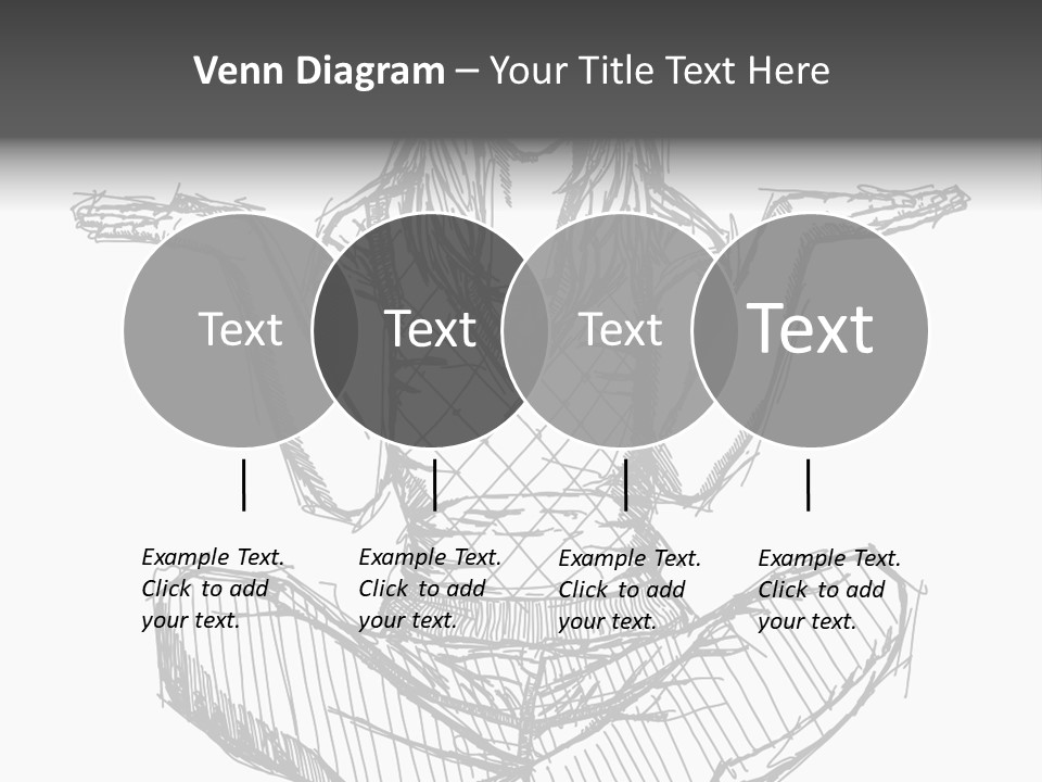 Concept Draw Female PowerPoint Template