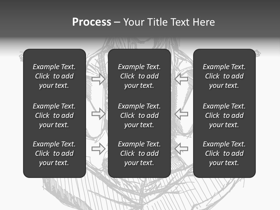 Concept Draw Female PowerPoint Template
