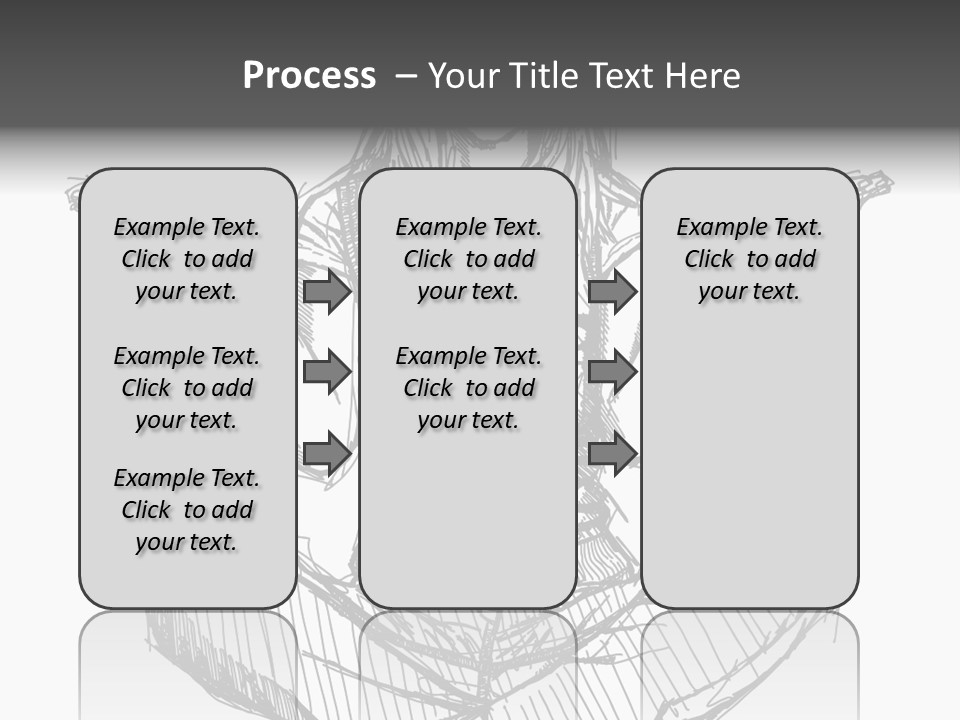 Concept Draw Female PowerPoint Template