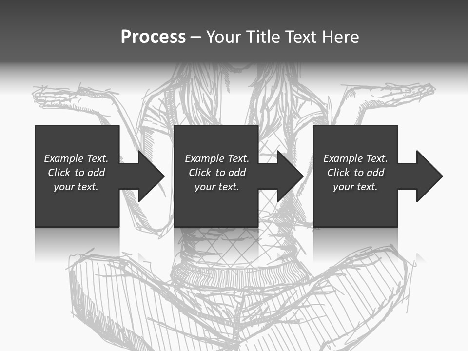 Concept Draw Female PowerPoint Template