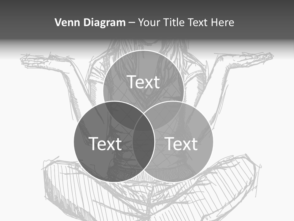 Concept Draw Female PowerPoint Template