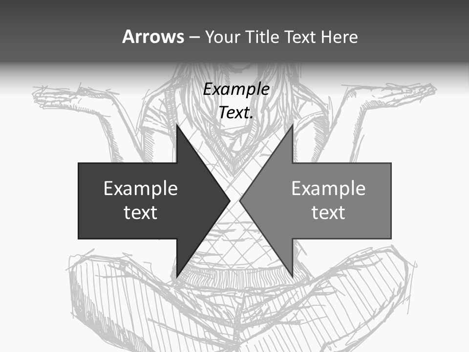 Concept Draw Female PowerPoint Template