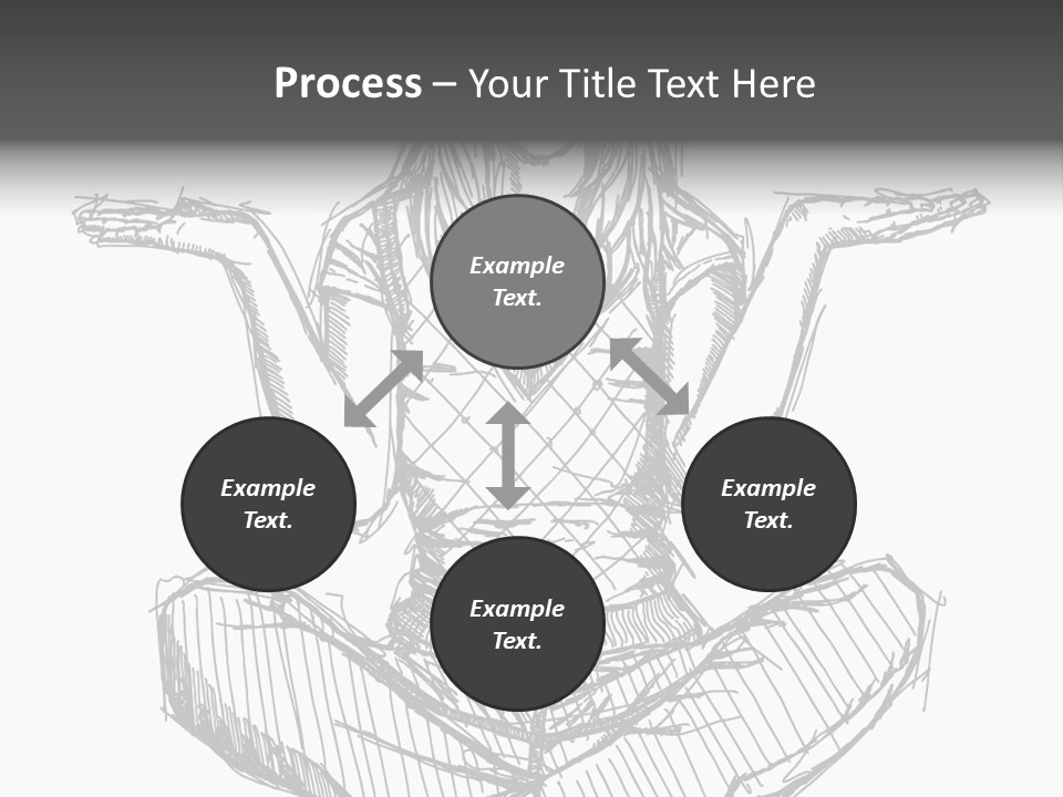 Concept Draw Female PowerPoint Template