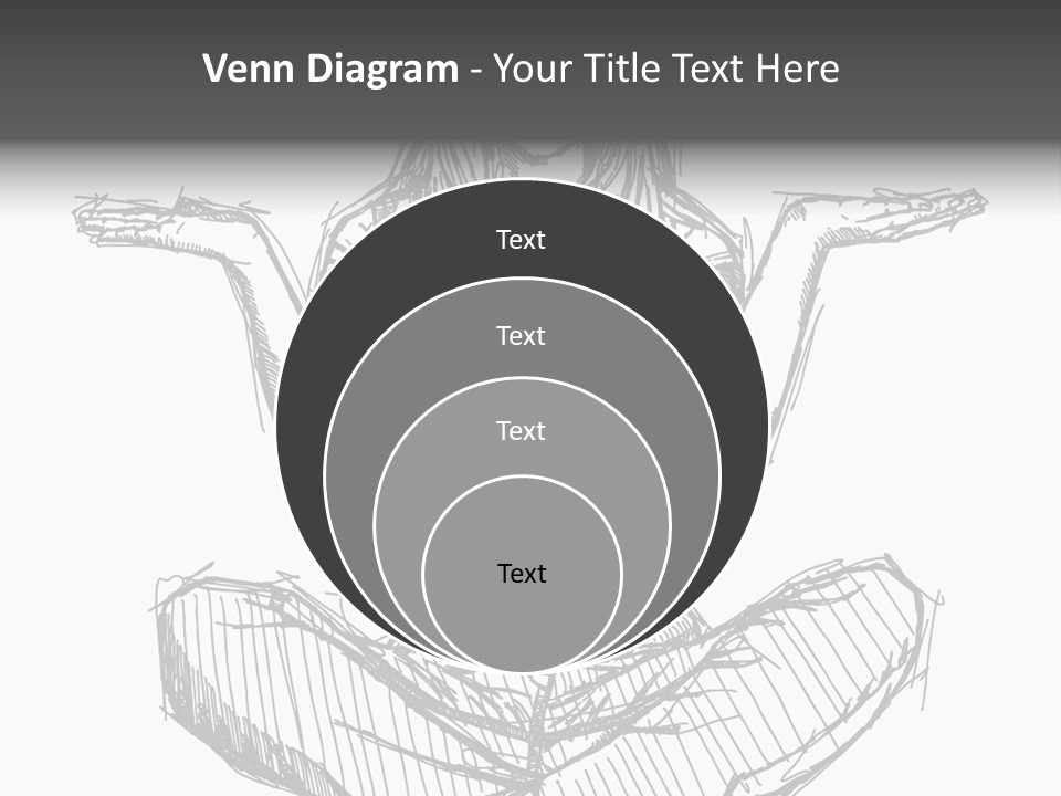 Concept Draw Female PowerPoint Template