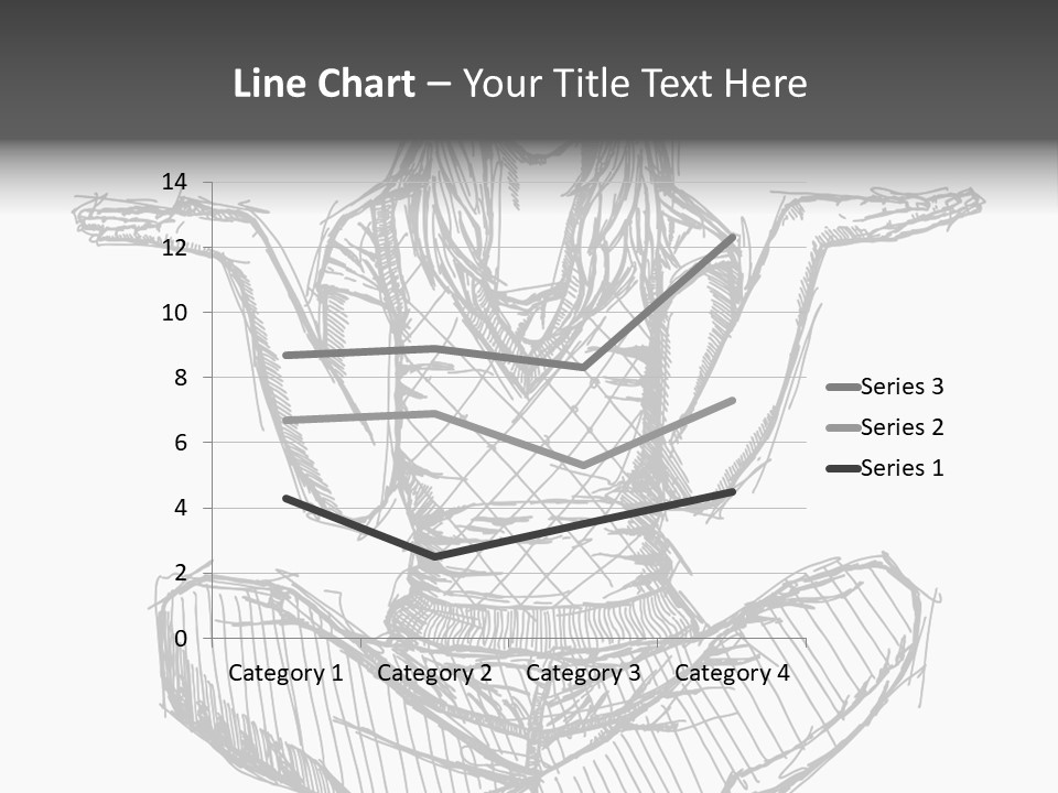 Concept Draw Female PowerPoint Template