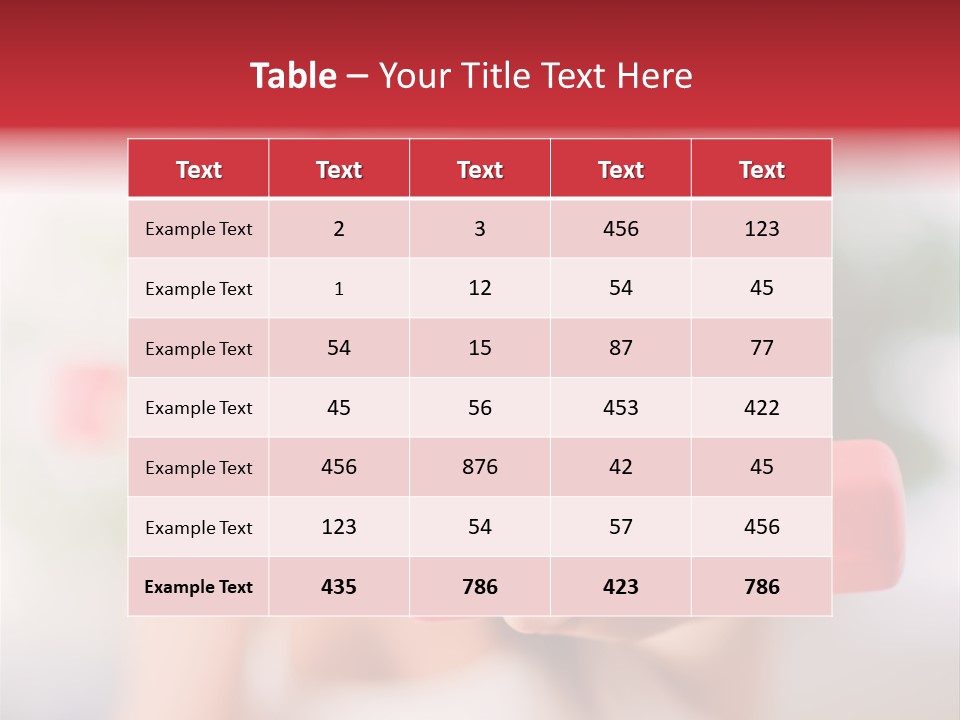 A Woman Is Holding Two Pink Dumbs PowerPoint Template