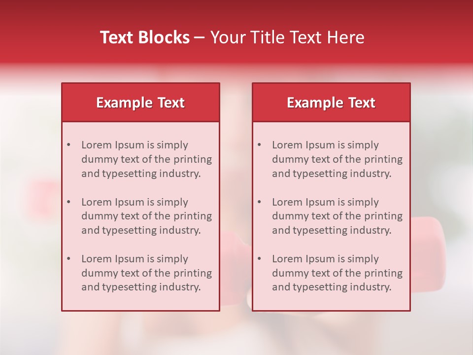 A Woman Is Holding Two Pink Dumbs PowerPoint Template