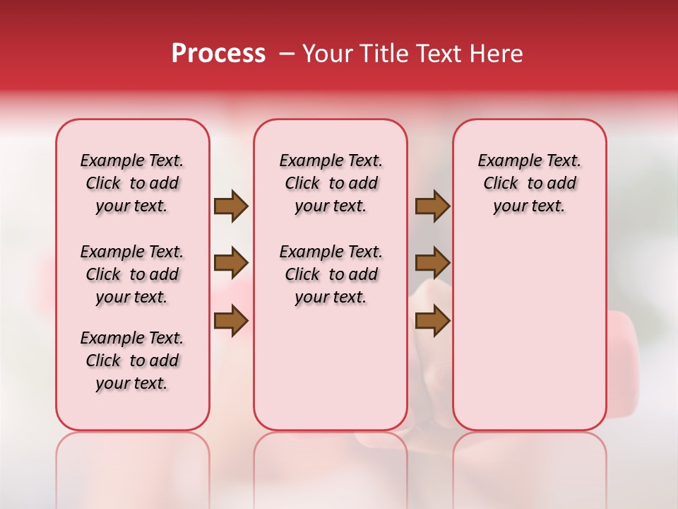 A Woman Is Holding Two Pink Dumbs PowerPoint Template