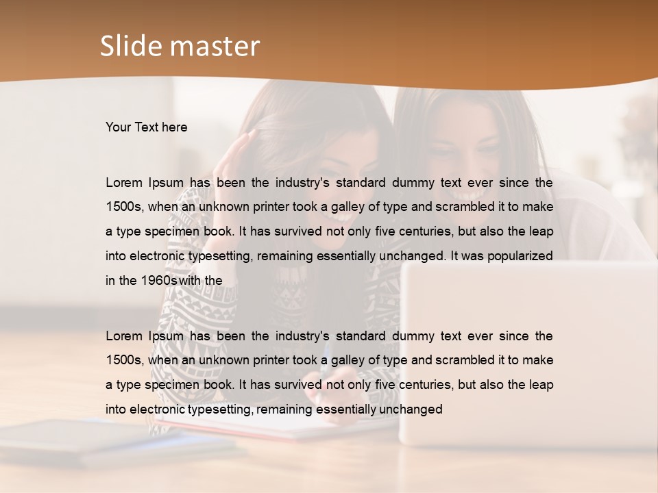 Tray Milk Jug Wooden PowerPoint Template