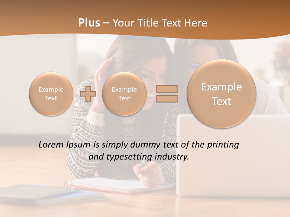 Tray Milk Jug Wooden PowerPoint Template