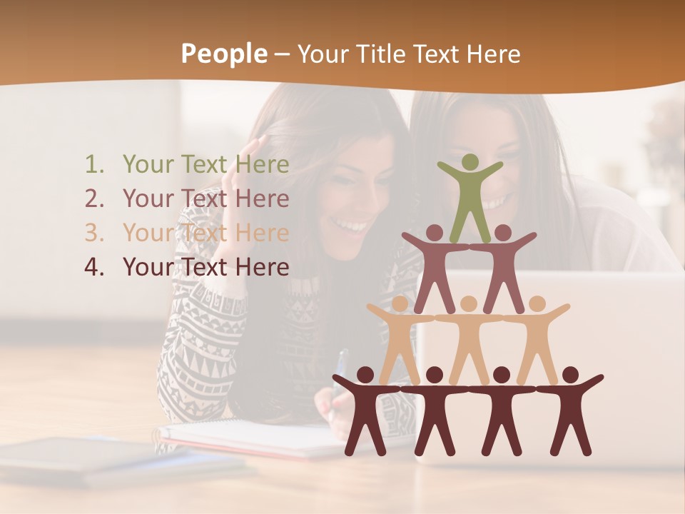 Tray Milk Jug Wooden PowerPoint Template