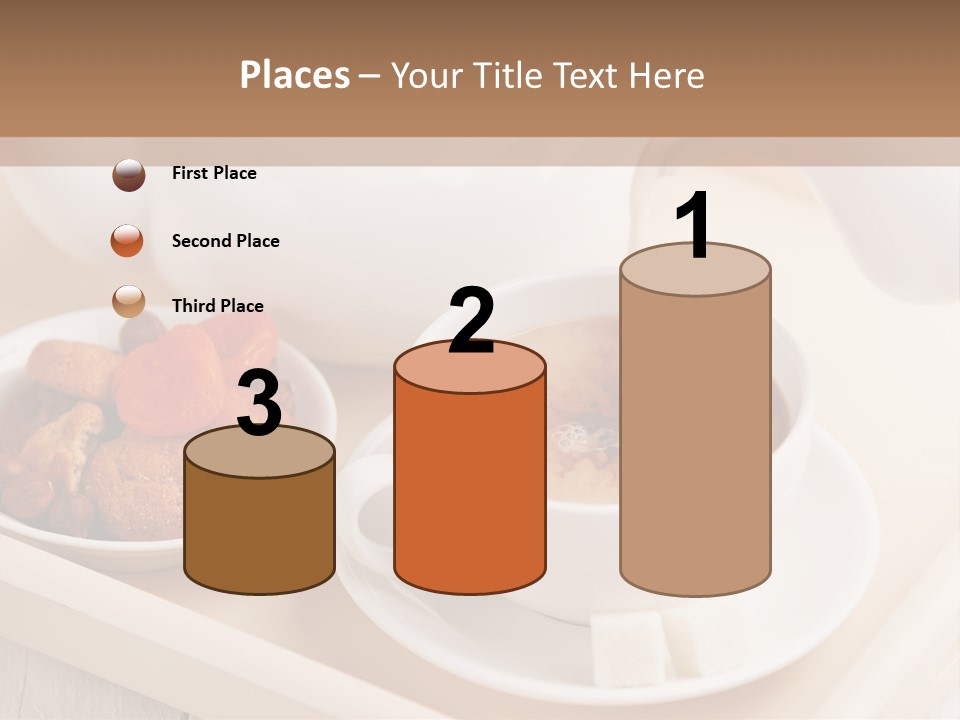 Tray Milk Jug Wooden PowerPoint Template