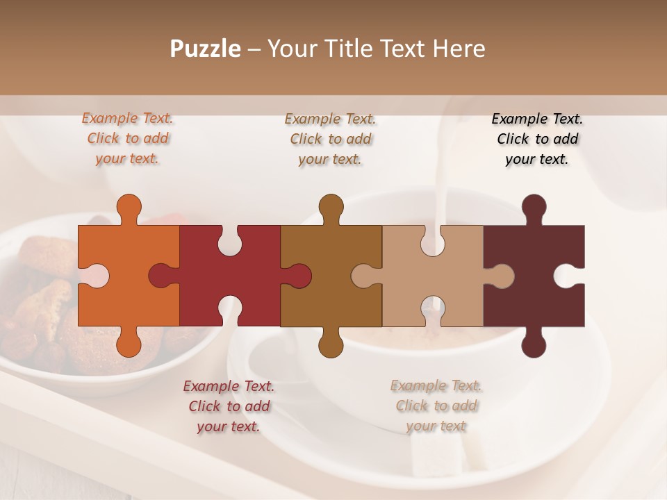 Tray Milk Jug Wooden PowerPoint Template