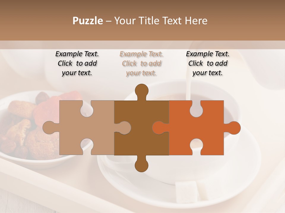 Tray Milk Jug Wooden PowerPoint Template