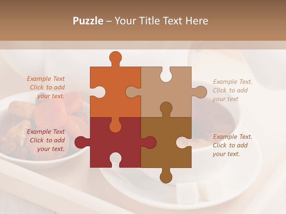 Tray Milk Jug Wooden PowerPoint Template