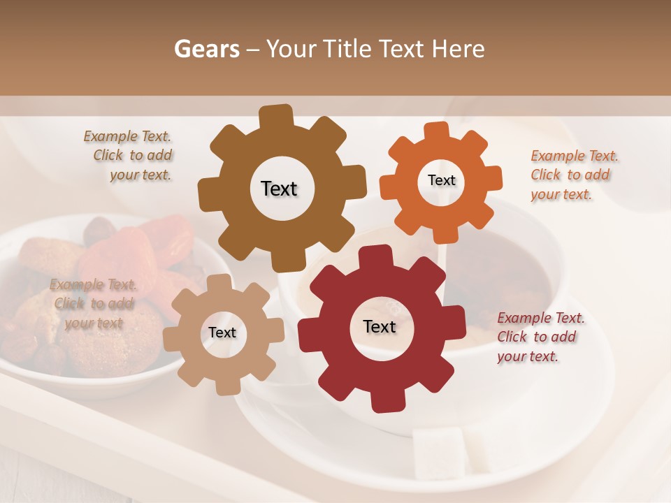 Tray Milk Jug Wooden PowerPoint Template