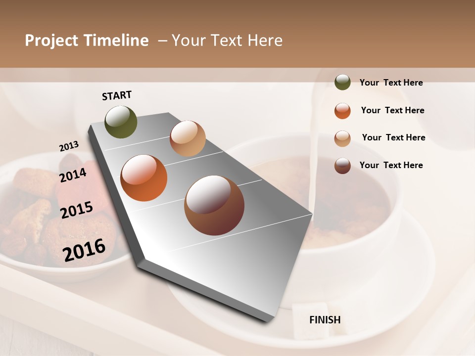 Tray Milk Jug Wooden PowerPoint Template