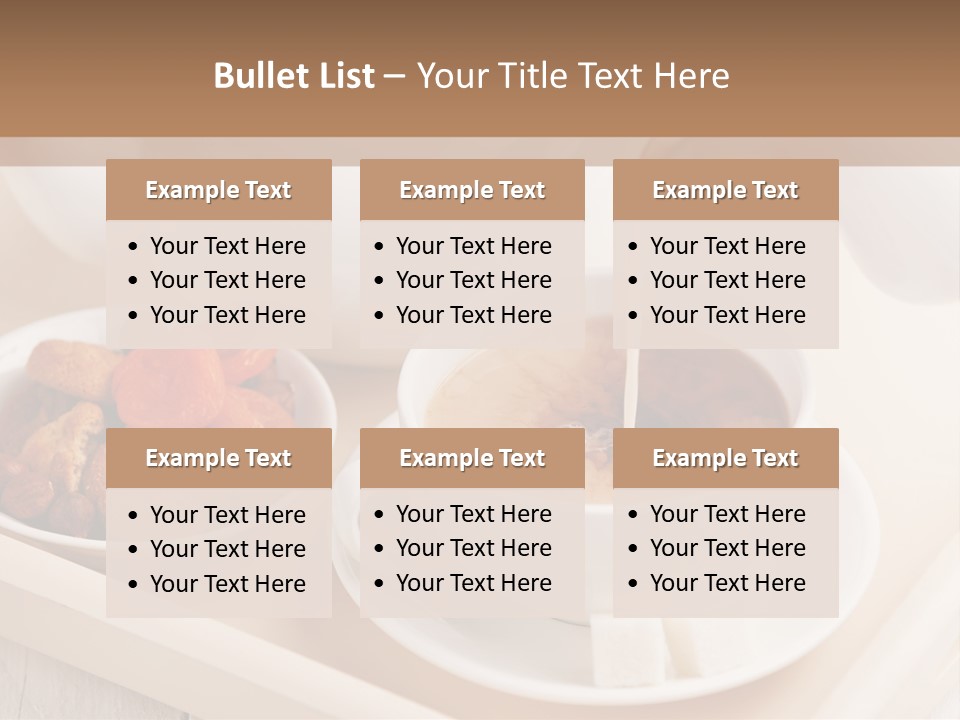 Tray Milk Jug Wooden PowerPoint Template