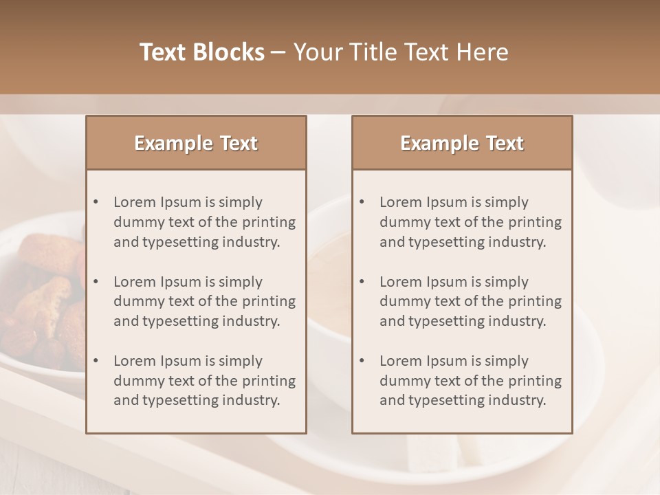 Tray Milk Jug Wooden PowerPoint Template
