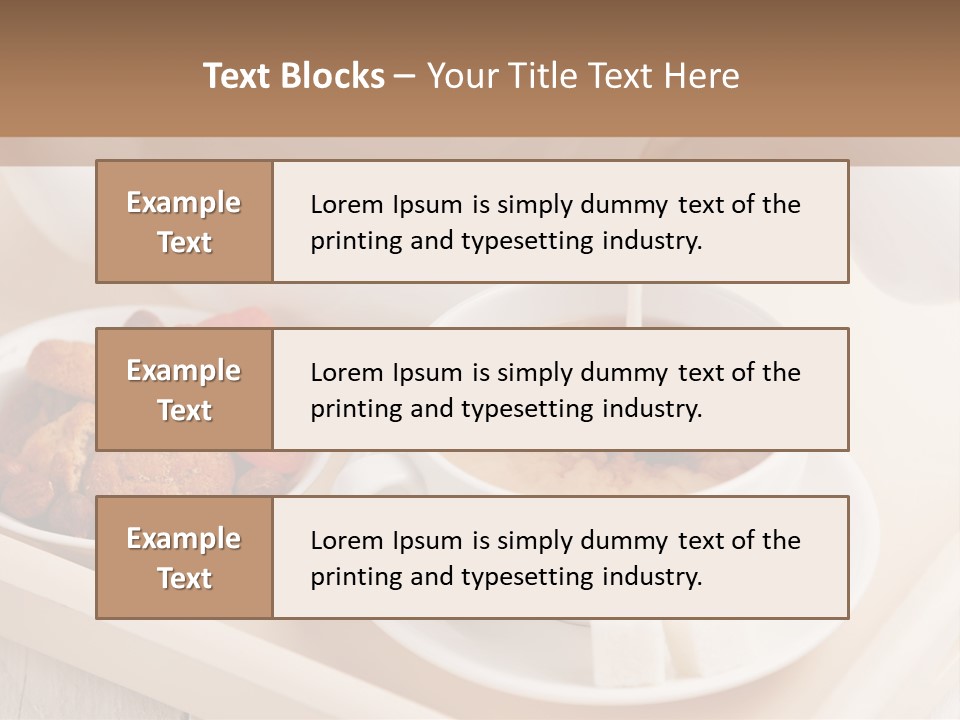 Tray Milk Jug Wooden PowerPoint Template