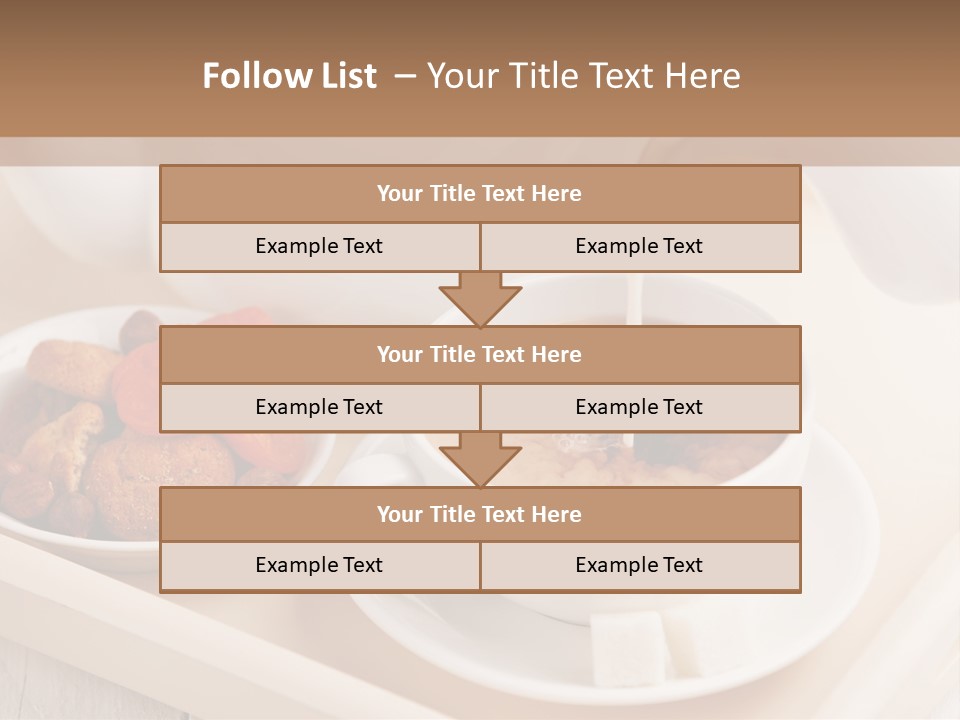 Tray Milk Jug Wooden PowerPoint Template