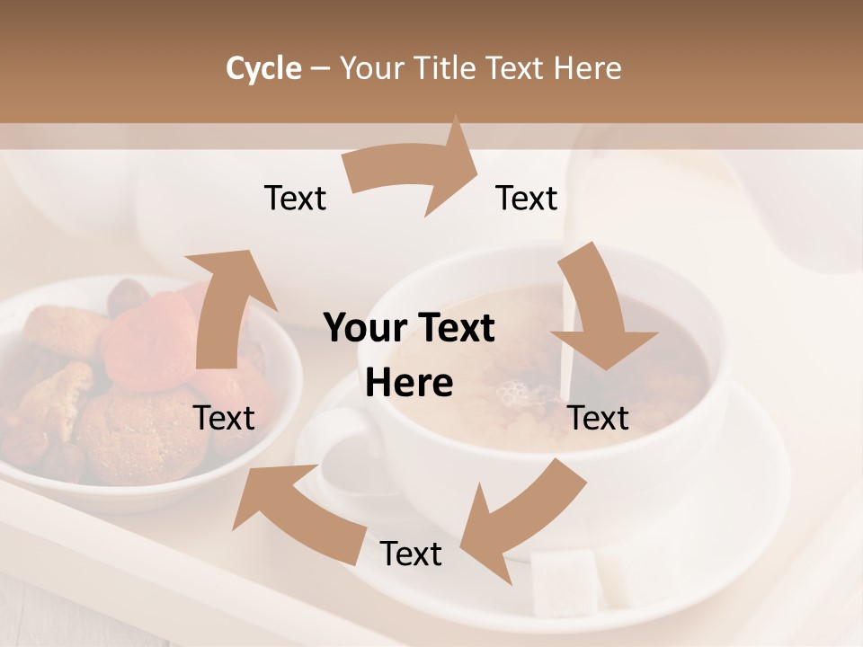 Tray Milk Jug Wooden PowerPoint Template