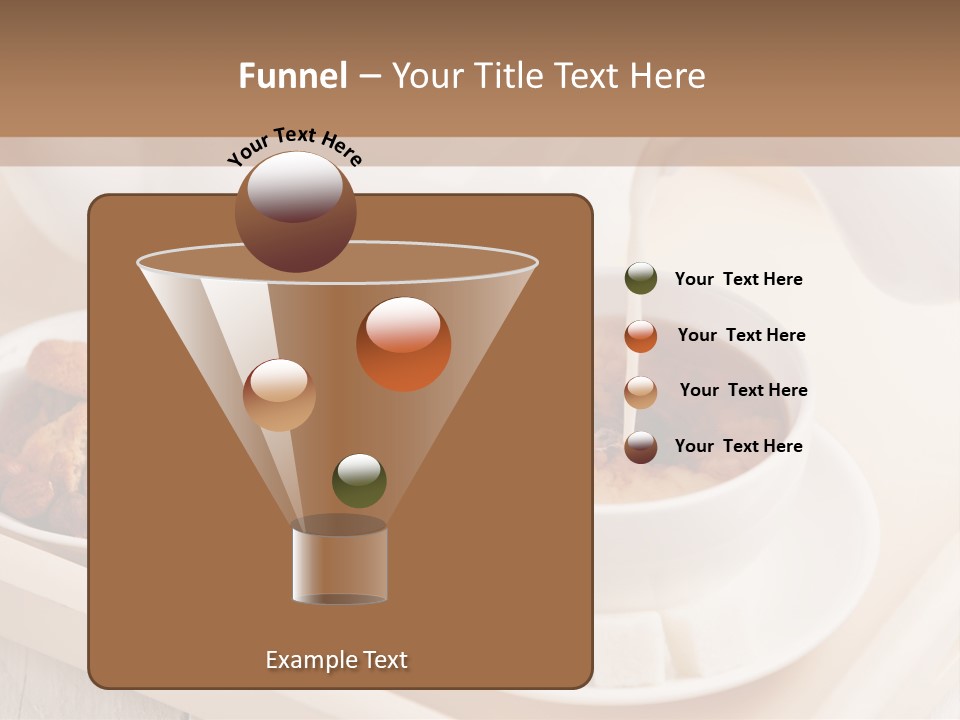 Tray Milk Jug Wooden PowerPoint Template