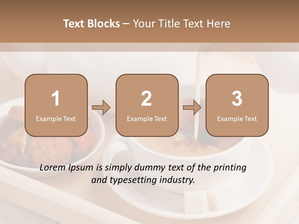 Tray Milk Jug Wooden PowerPoint Template