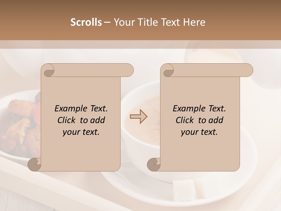 Tray Milk Jug Wooden PowerPoint Template
