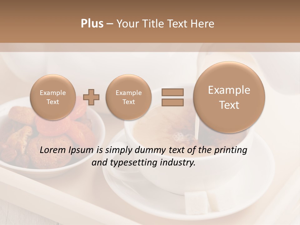Tray Milk Jug Wooden PowerPoint Template