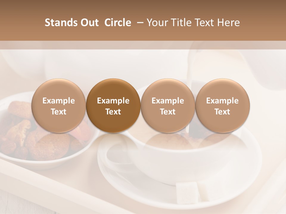 Tray Milk Jug Wooden PowerPoint Template