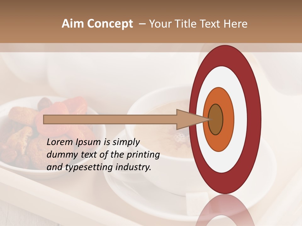 Tray Milk Jug Wooden PowerPoint Template