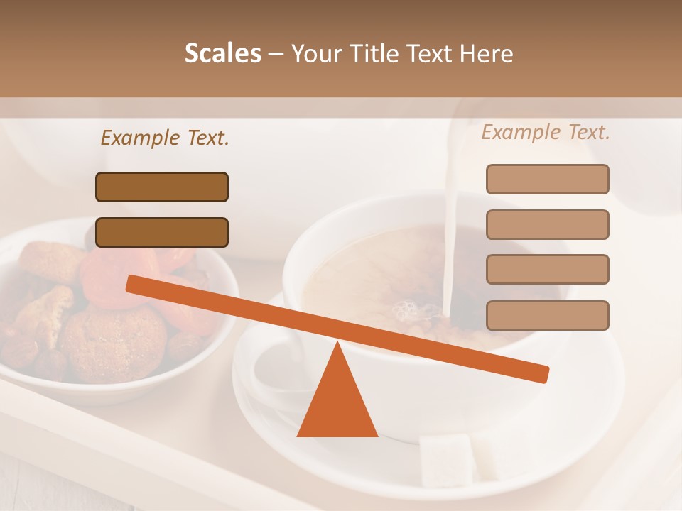Tray Milk Jug Wooden PowerPoint Template
