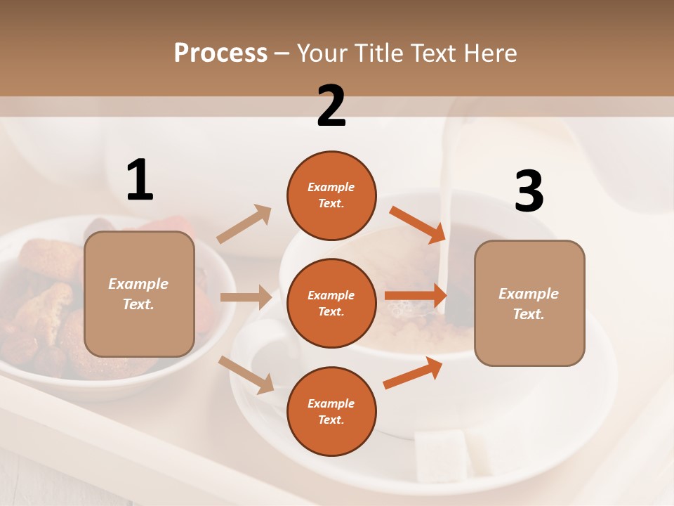 Tray Milk Jug Wooden PowerPoint Template