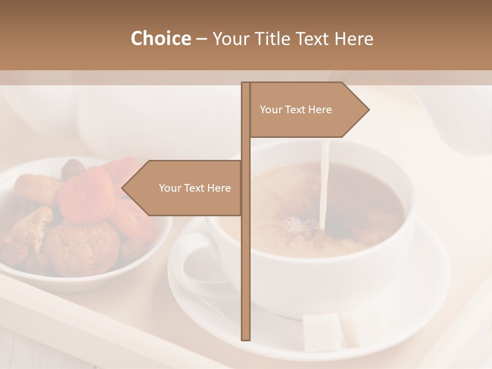 Tray Milk Jug Wooden PowerPoint Template