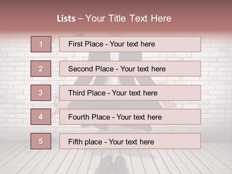 Wall Relax White PowerPoint Template