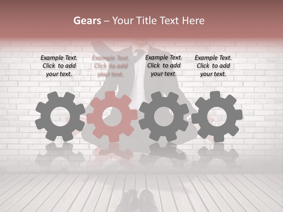 Wall Relax White PowerPoint Template