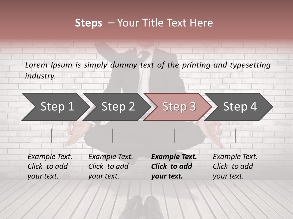 Wall Relax White PowerPoint Template