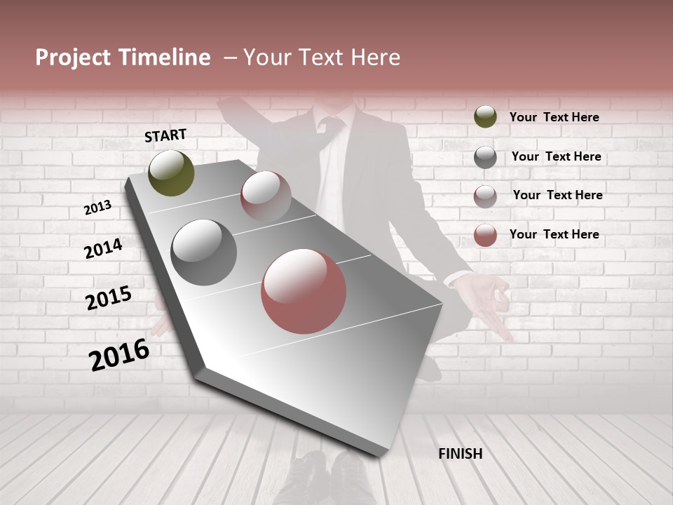 Wall Relax White PowerPoint Template
