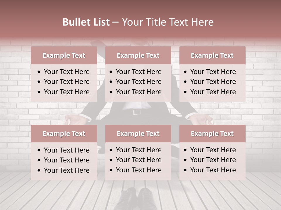 Wall Relax White PowerPoint Template