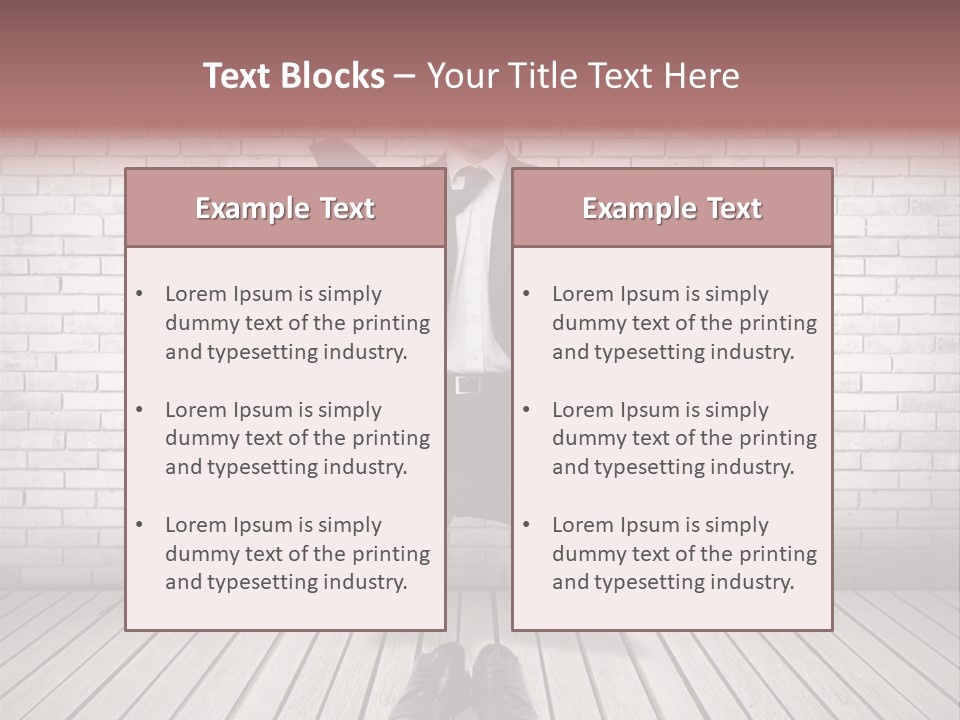 Wall Relax White PowerPoint Template
